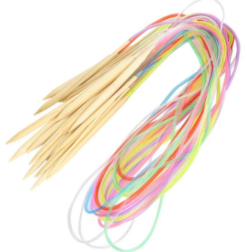 Aiguilles circulaires - bambou - 120cm