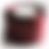 Ruban satin double face bordeaux - 25mm