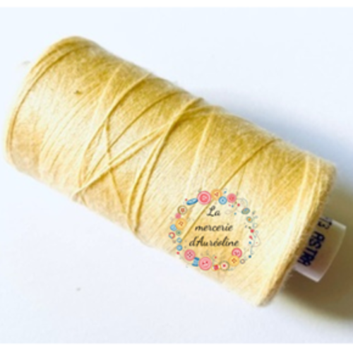 Fil à coudre vanille  - 1km