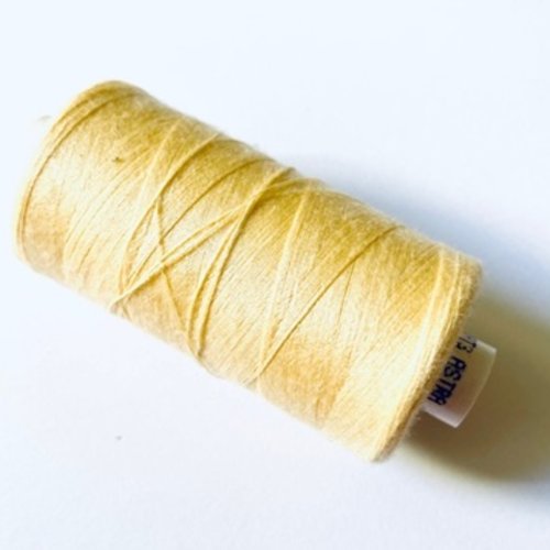 Fil à coudre vanille  - 1km