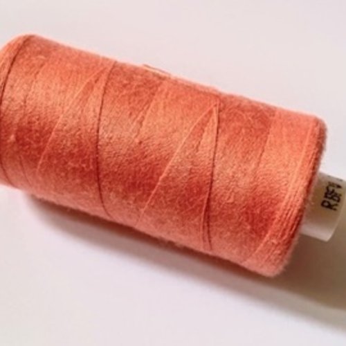 Fil à coudre abricot - 1km