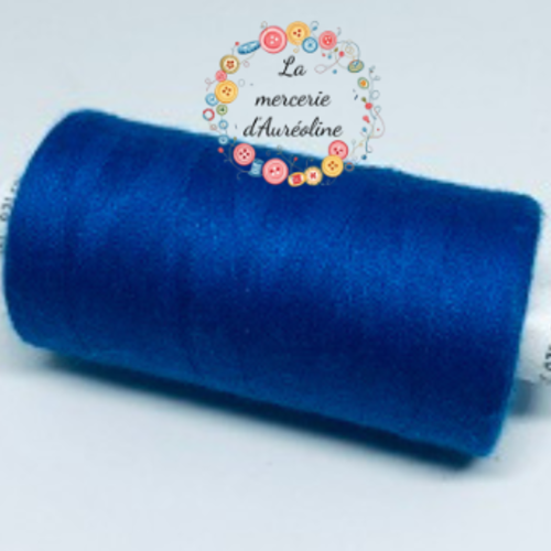 Fil à coudre bleu outremer - 1km