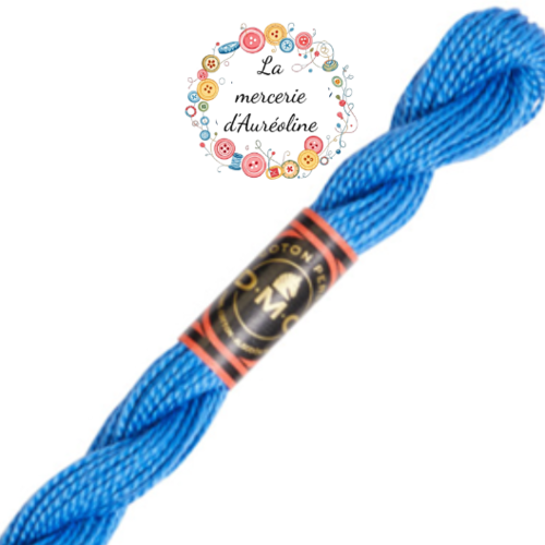 Fils de coton perlé dmc n°798 - bleu de cobalt