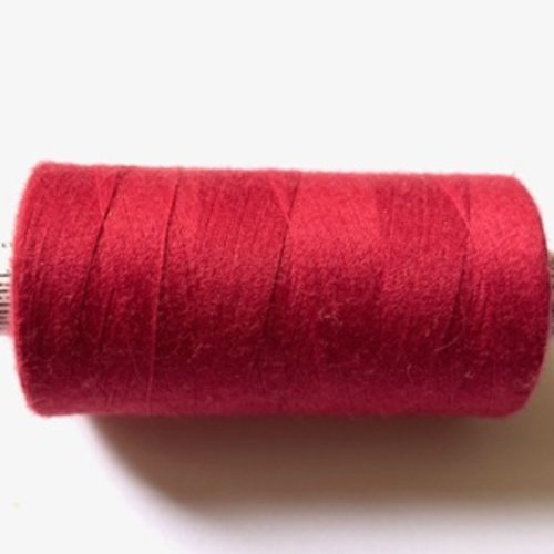 Fil à coudre rouge groseille - 1km