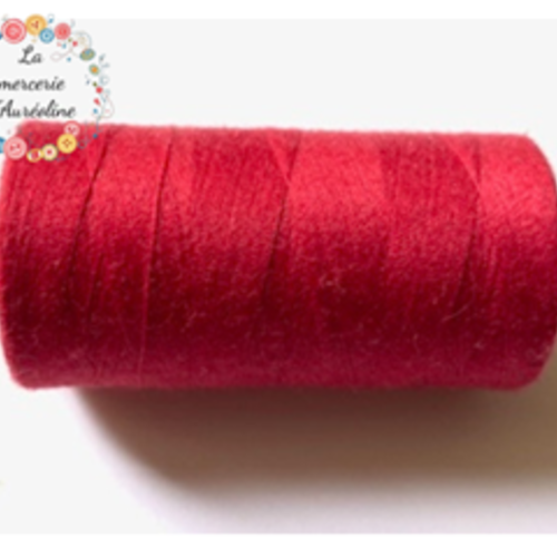 Fil à coudre rouge groseille - 1km