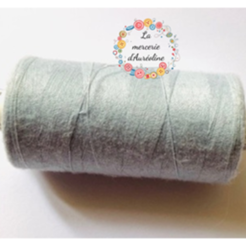 Fil à coudre gris argile - 1km