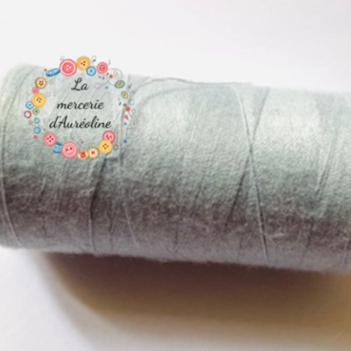 Fil à coudre gris argile - 1km