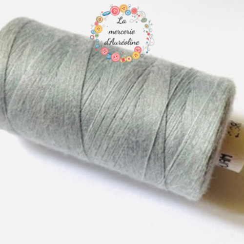 Fil à coudre gris perle  - 1km