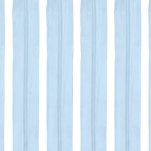 Fermeture éclair non séparable - bleu layette clair - 30cm