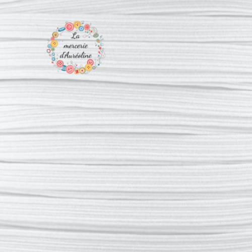 Ruban élastique plat souple - 10mm