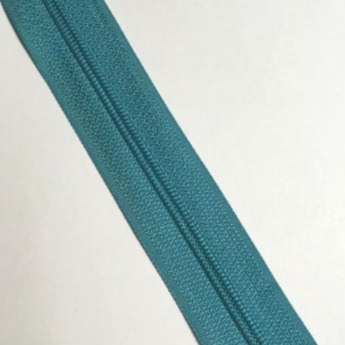 Fermeture éclair bleu pétrole clair - 25cm