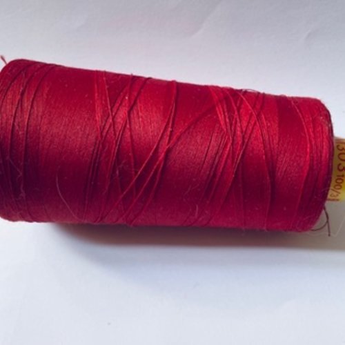 Fil à coudre gutermann - rouge vermillon - 3km