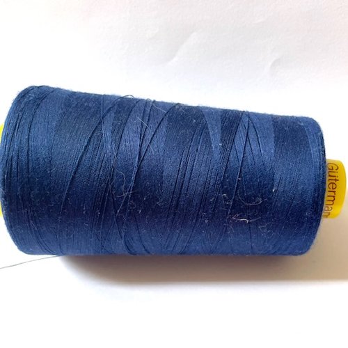 Fil à coudre gutermann -  bleu nuit - 5km