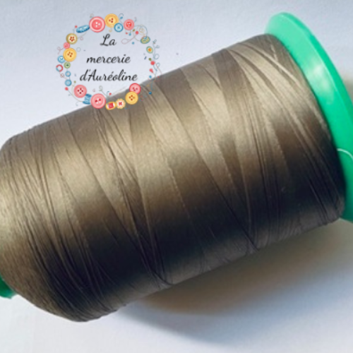 Fil à coudre saphir - brun sépia  - 5km