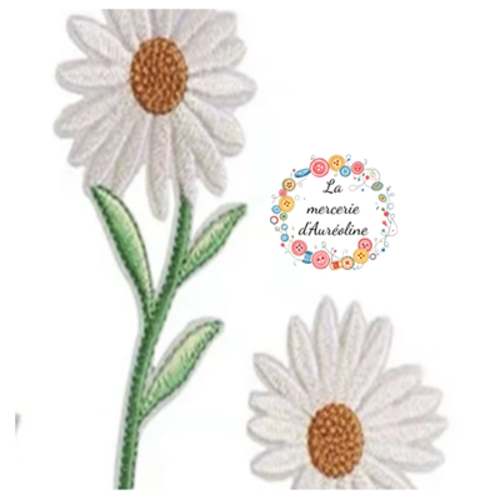 Patch thermocollant "pâquerettes"