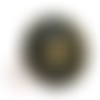Bouton rond à fixer "couronne d'étoiles" - 15mm