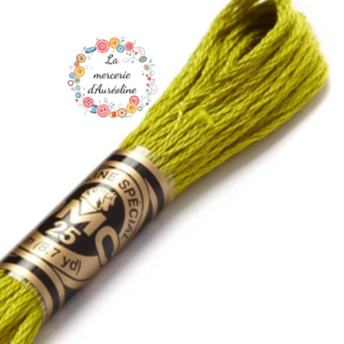 Fil à broder main dmc n°166 - vert absinthe