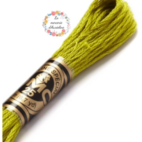 Fil à broder main dmc n°166 - vert absinthe