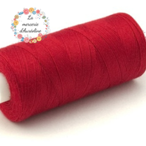 Fil à coudre rouge  - 1km
