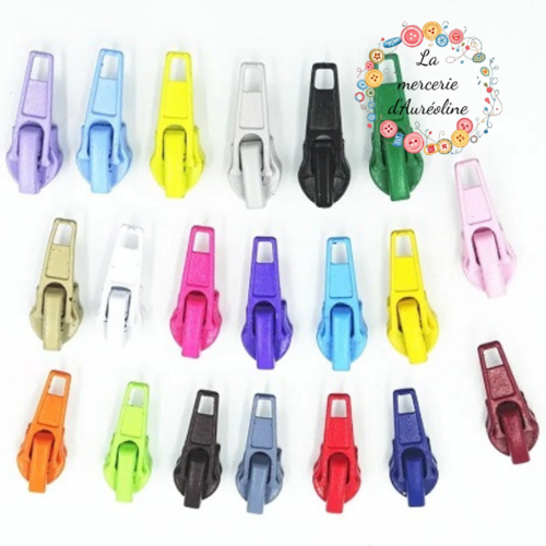 Curseur de fermeture éclair taille 3