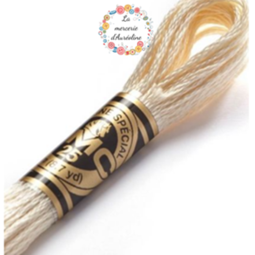 Fil à broder main dmc - ecru