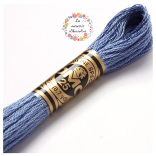 Fil à broder main dmc n°793 - bleuet
