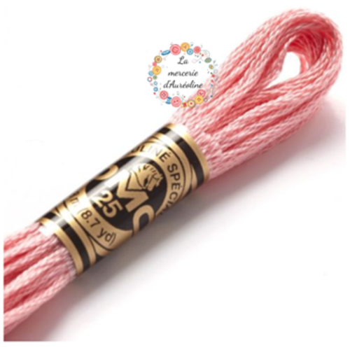 Fil à broder main dmc n°3326 - rose eglantine
