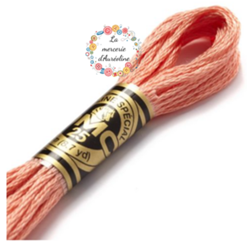 Fil à broder main dmc n°352 - saumon