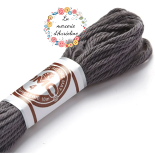 Fils retors mat dmc pour canevas - n°2413 - fer