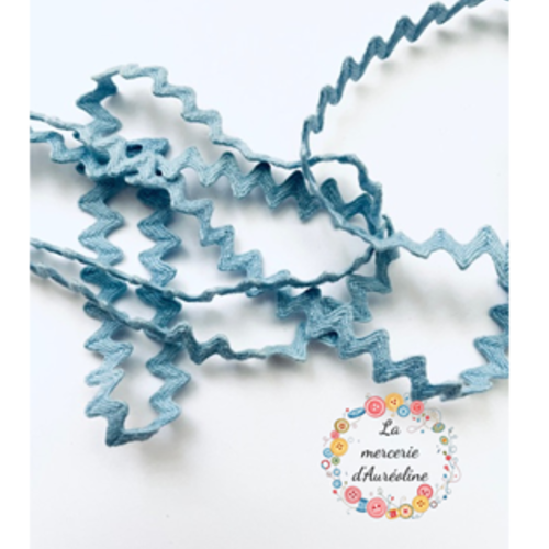 Ruban croquet   bleu ciel - 3mm