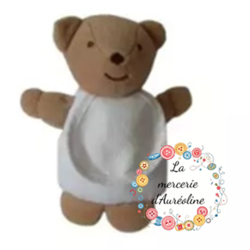 Peluche ourson à broder