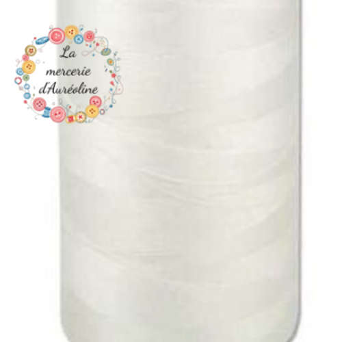 Fil à coudre blanc - 1km