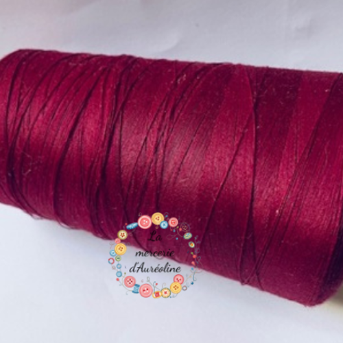 Fil à coudre rouge grenat - 5km
