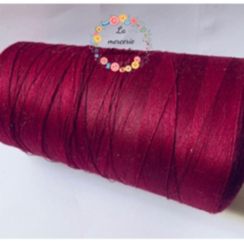 Fil à coudre rouge grenat - 5km