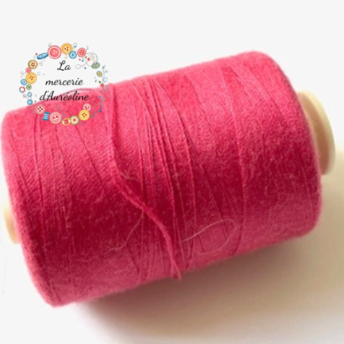 Fil à coudre rose cerise  - 1km