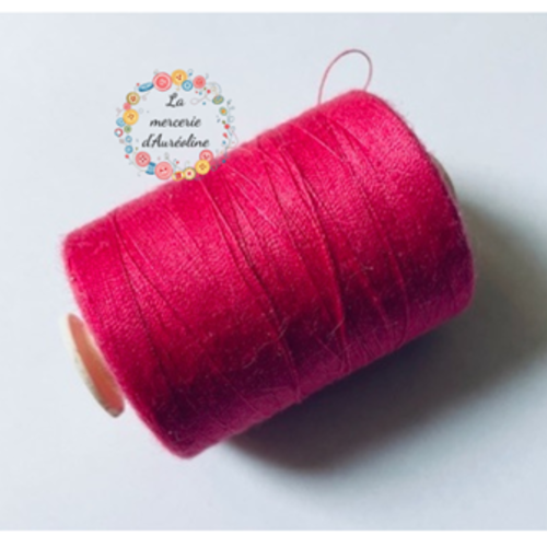 Fil à coudre rose néon - 1km