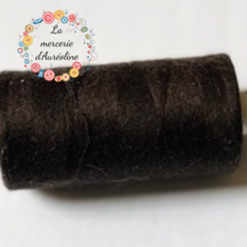Fil à coudre marron ebène  - 1km