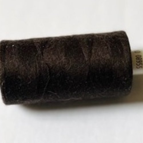 Fil à coudre marron ebène  - 1km