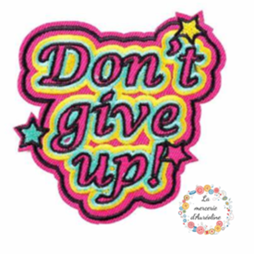 Patch "don't give up"