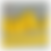 Biais en coton jaune - 2cm
