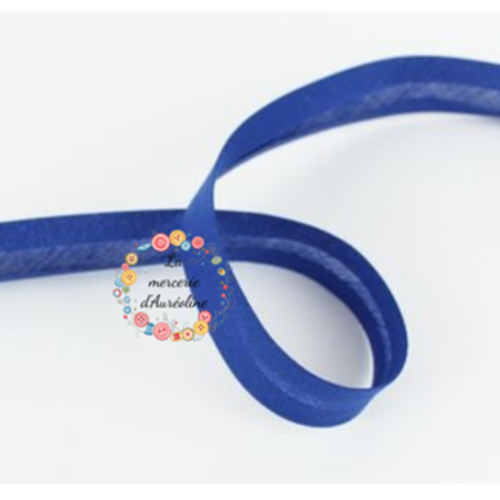 Biais en coton bleu fonce - 2cm