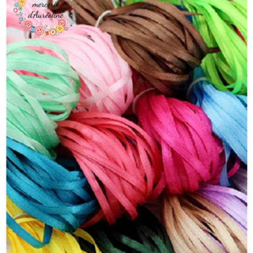 Ruban satin double face  - 3mm