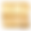 Ruban satin simple face champagne doré - 38mm