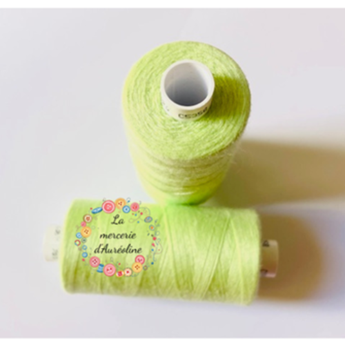 Fil à coudre vert lime - 1km