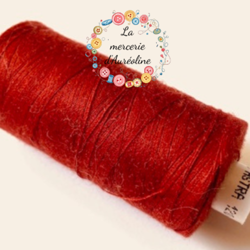 Fil à coudre  rouge cardinal  - 1km
