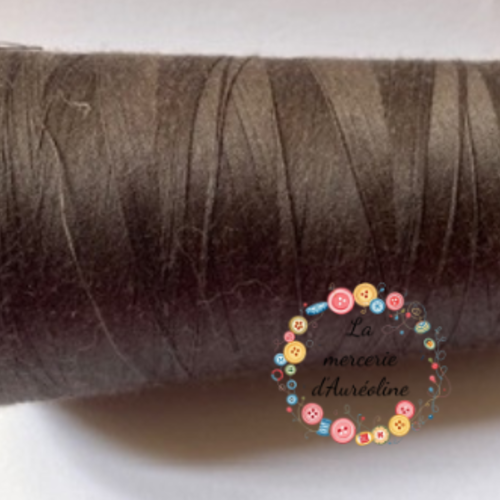Fil à coudre marron arabica - 5km