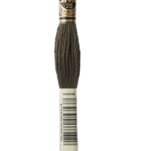 Fil à broder main dmc n°3021 - gris falaise