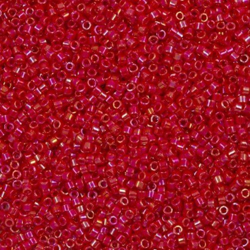 1g miyuki delica 11/0 - db0162 - rouge opaque