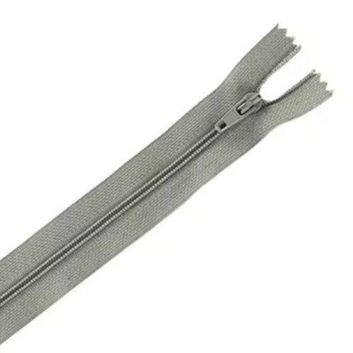 Fermeture éclair non séparable - gris acier  - 25cm