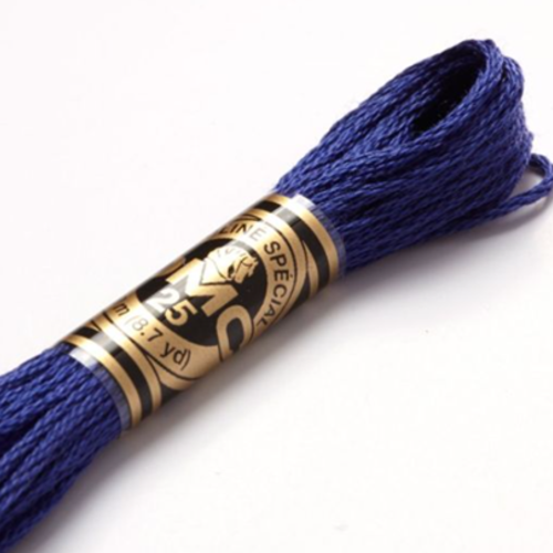 Fil à broder main dmc n°791 - bleu lapis